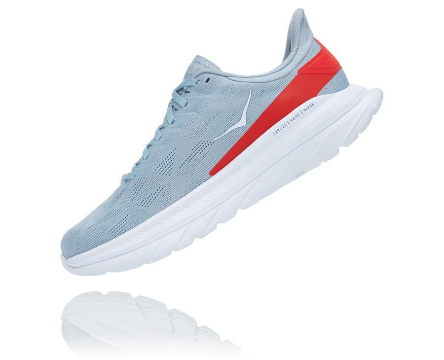 Hoka One One Løbesko Herre - Mach 4 - Blå/Hvide - 671204MLC